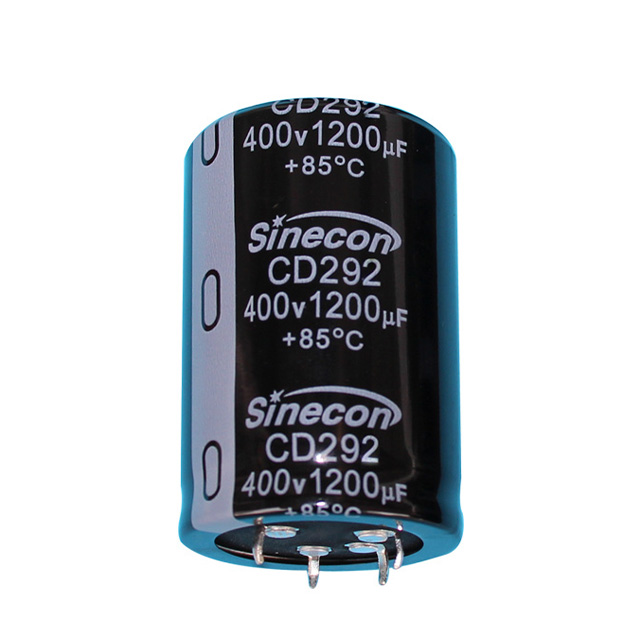 Condensatore elettrolitico a snap-in saldatura con saldatura a 4 pin CD292 Condensatore elettrolitico a snap-in saldatura con saldatura a 4 pin CD292