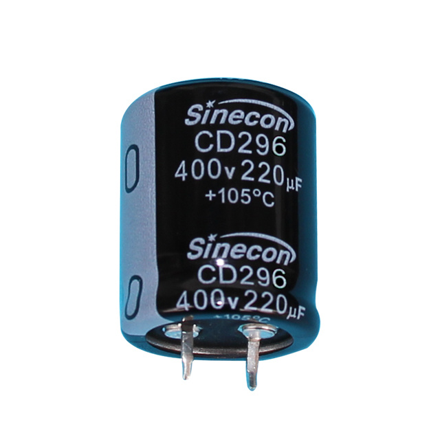 CD296 a bassa perdita, condensatore elettrolitico in alluminio snap-in resistente ai fulmini